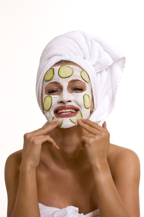 Gesichtsmaske selber machen Gurkenmaske