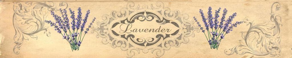 Banderole für Lavendelseife